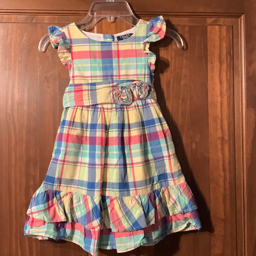 Girls CHAPS dress. Size 4T